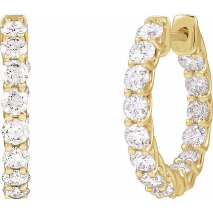 14k-yellow-gold-2-1/5-ctw-natural-diamond-inside-outside--hoop-earrings