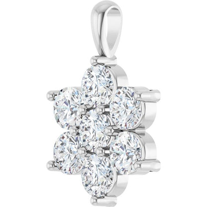 14k-white-gold-2-3/4-ctw-natural-diamond-cluster-pendant