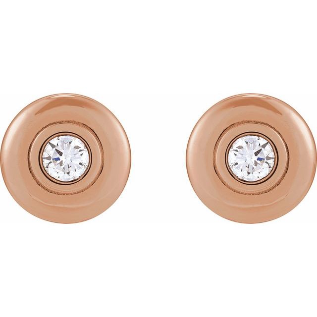 14k-rose-gold-1/5-ctw-natural-diamond-puffed-stud-earrings