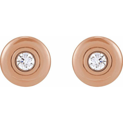 14k-rose-gold-1/5-ctw-natural-diamond-puffed-stud-earrings
