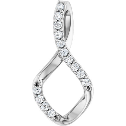 14k-white-gold-1/5-ctw-natural-diamond-freeform-pendant