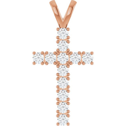 14k-rose-gold-3/4-ctw-natural-diamond-cross-pendant