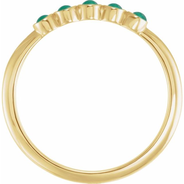 14k-yellow-gold-cabochon-natural-emerald-stackable-ring