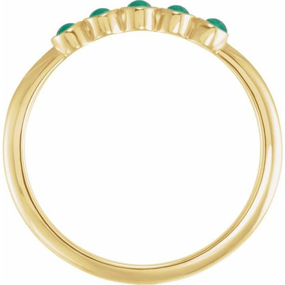 14k-yellow-gold-cabochon-natural-emerald-stackable-ring