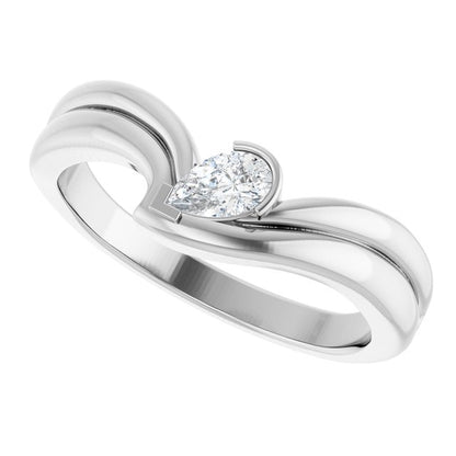 14k-white-gold-1/5-ct-natural-diamond-freeform-ring