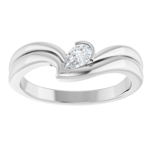 14k-white-gold-1/5-ct-natural-diamond-freeform-ring