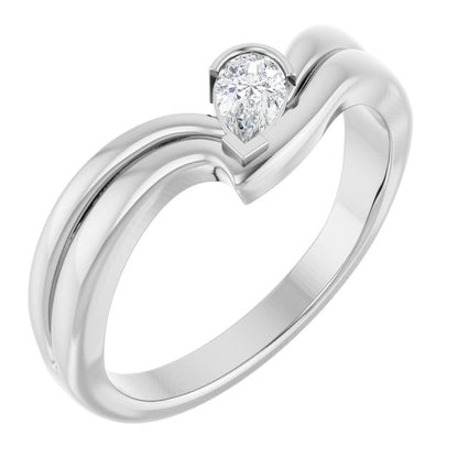 14k-white-gold-1/5-ct-natural-diamond-freeform-ring