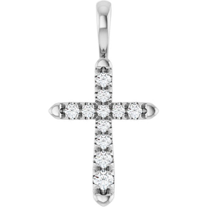 14k-white-gold-1/6-ctw-natural-diamond-cross-pendant