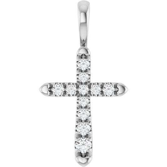 14k-white-gold-1/6-ctw-natural-diamond-cross-pendant