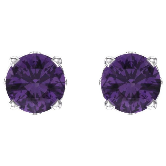 14k-white-gold-natural-amethyst-4-prong-scroll-setting®-stud-earrings