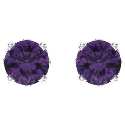 14k-white-gold-natural-amethyst-4-prong-scroll-setting®-stud-earrings