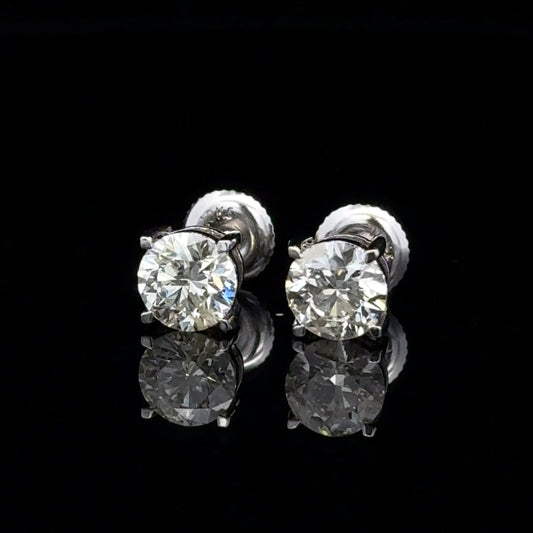 Solitaire Earrings