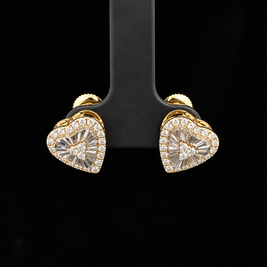 Heart Studs