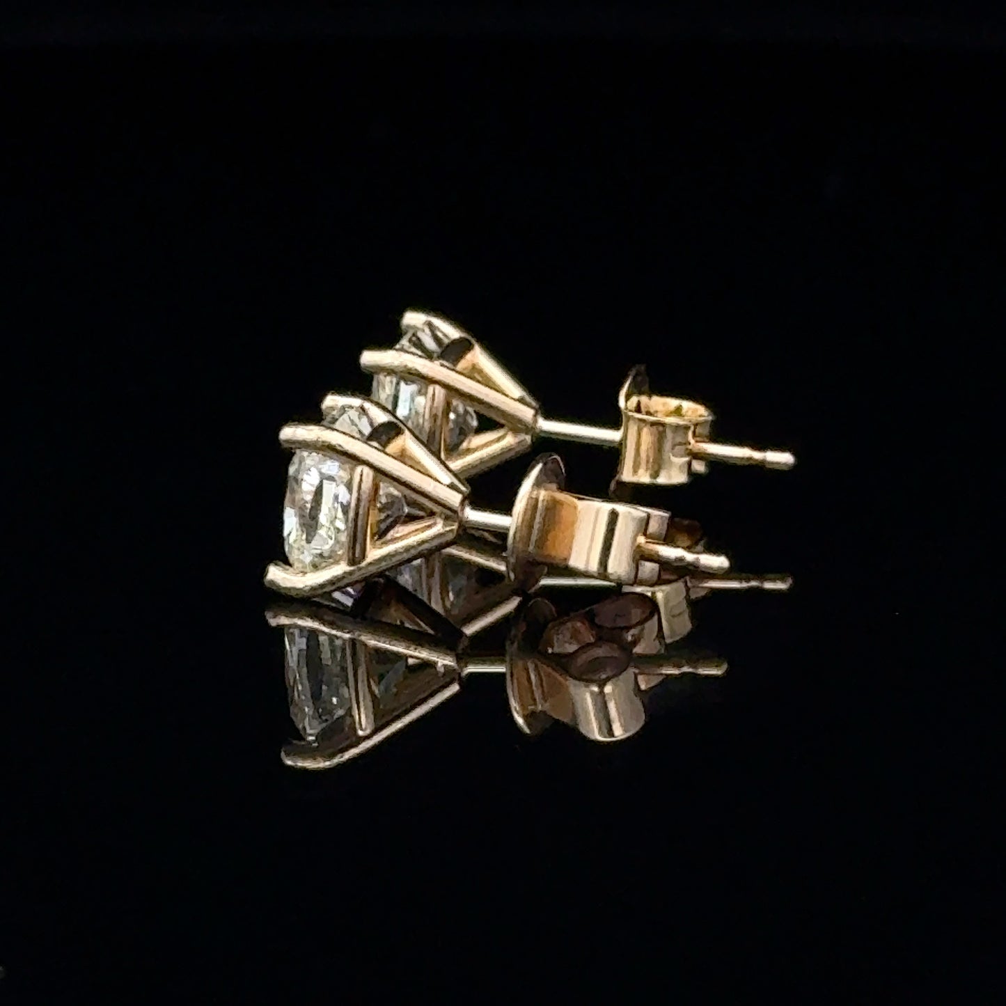 Solitaire Earrings