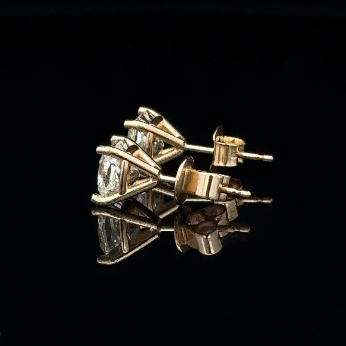 Solitaire Earrings