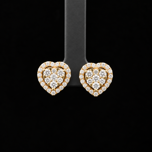 Heart Studs