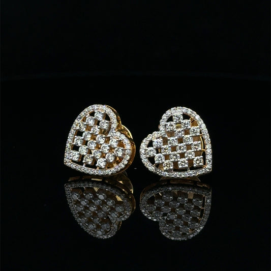 Heart Studs