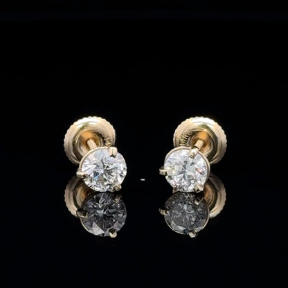 Solitaire Earrings