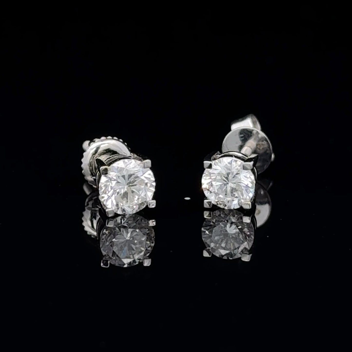 Solitaire Earrings