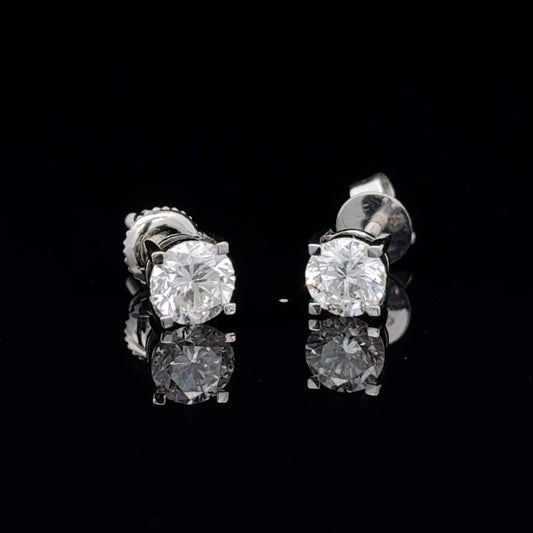 Solitaire Earrings
