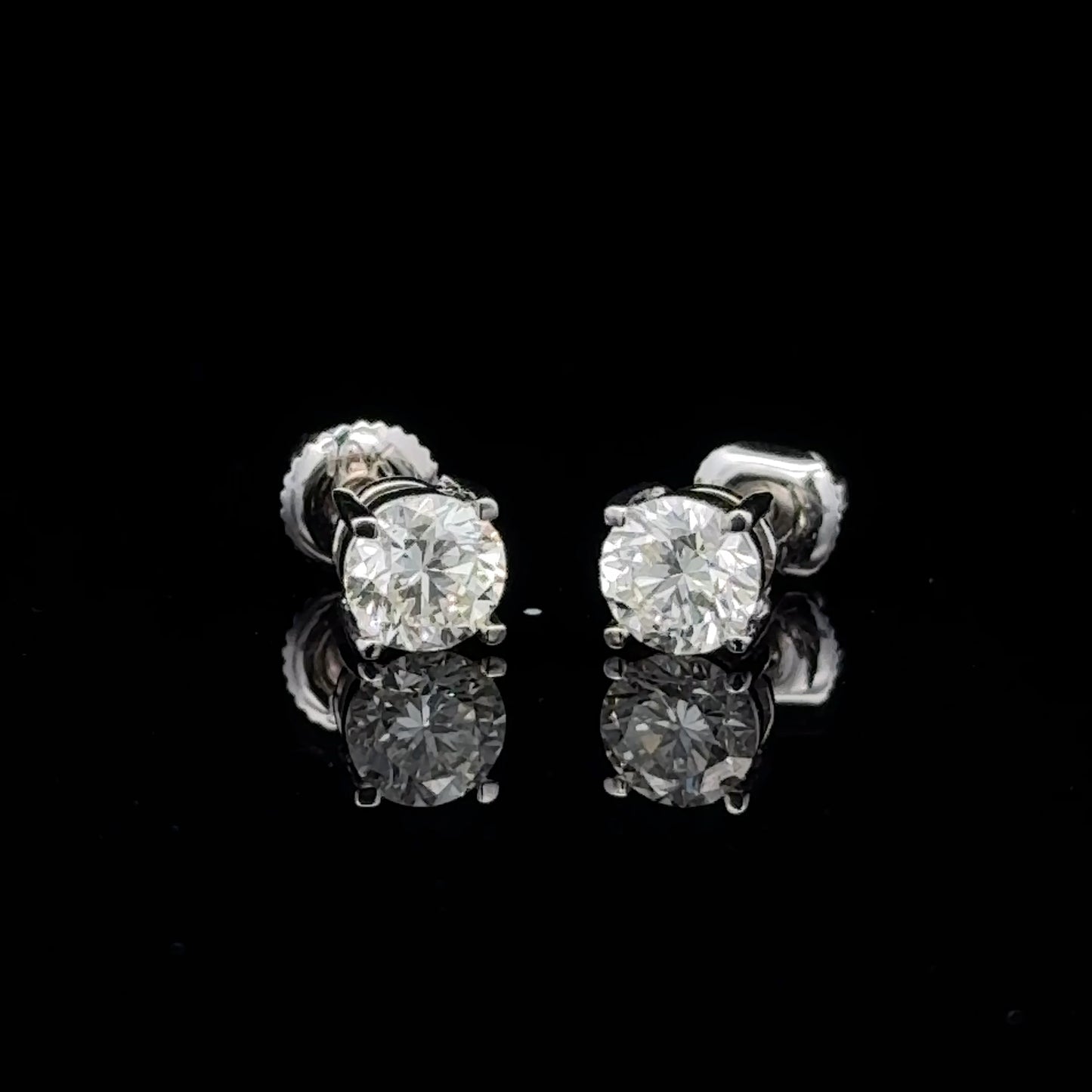 Solitaire Earrings