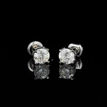Solitaire Earrings