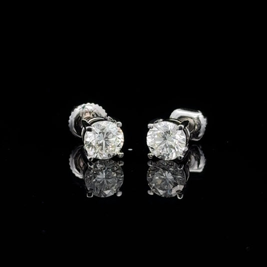 Solitaire Earrings