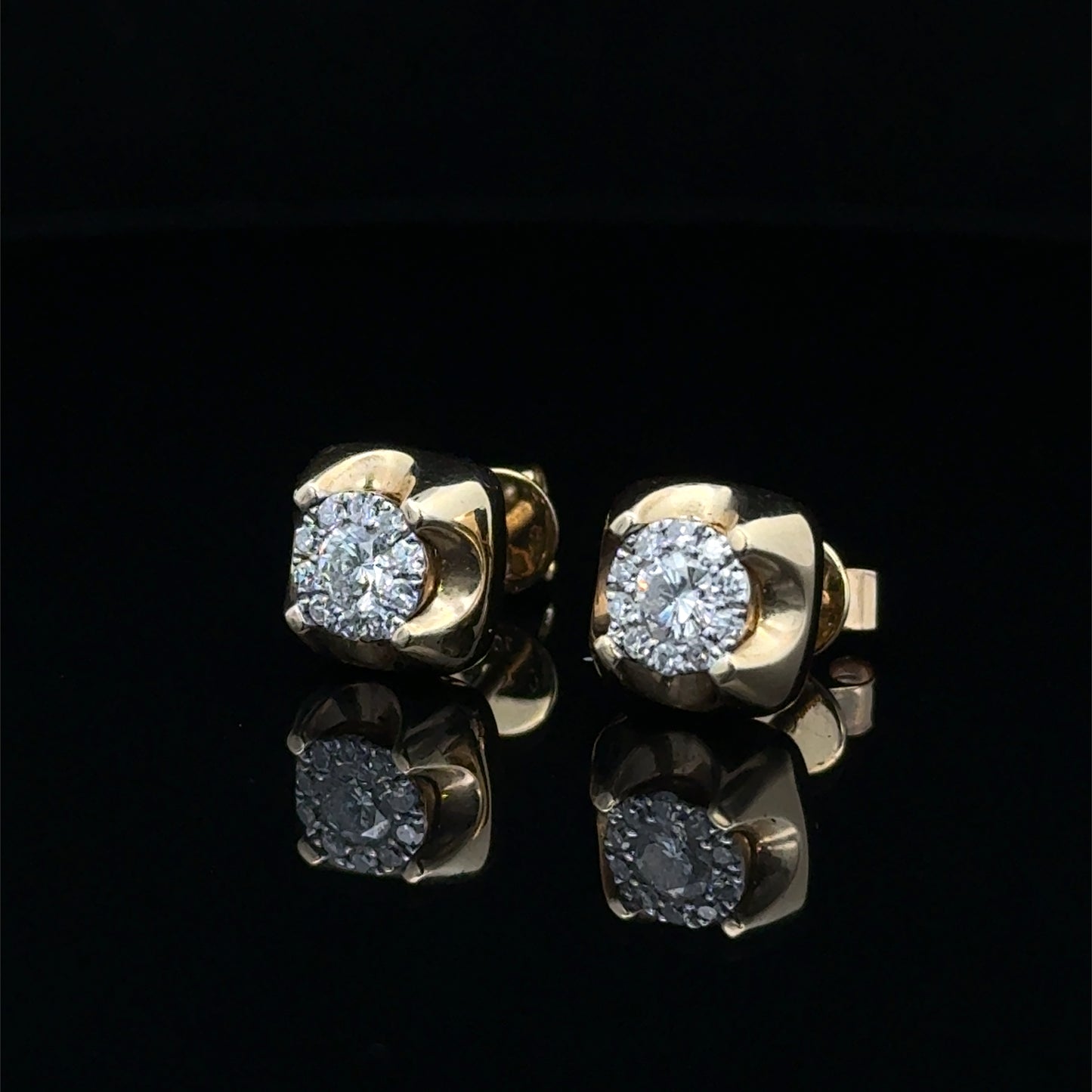 Solitaire Earrings