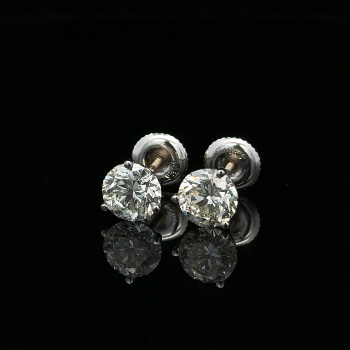 Solitaire Earrings