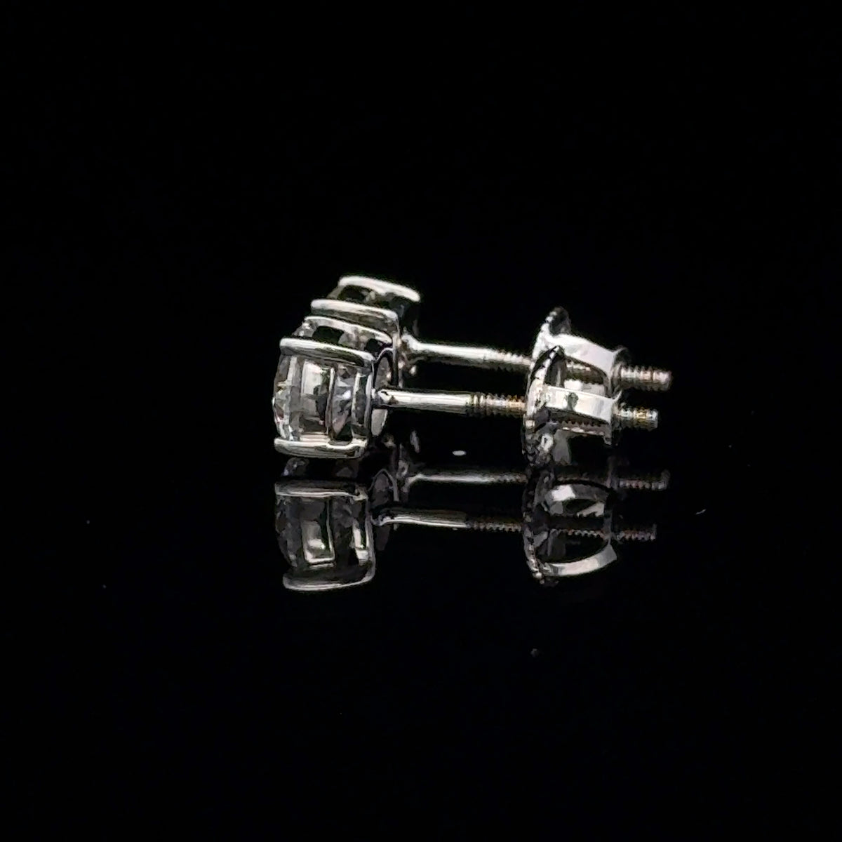 Solitaire Earrings