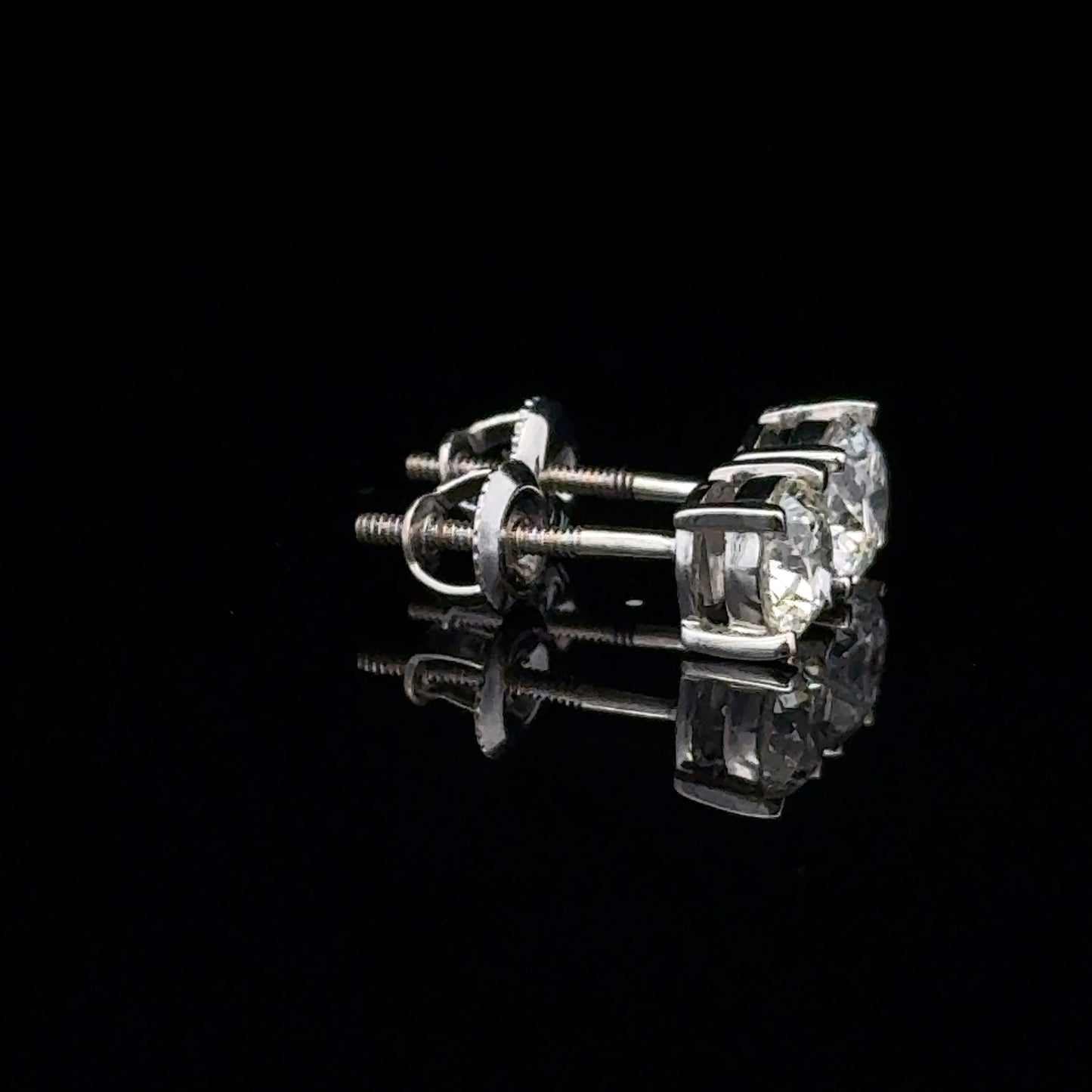 Solitaire Earrings