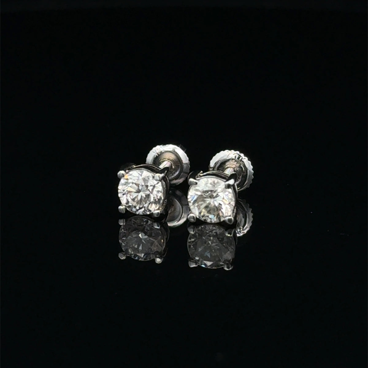 Solitaire Earrings