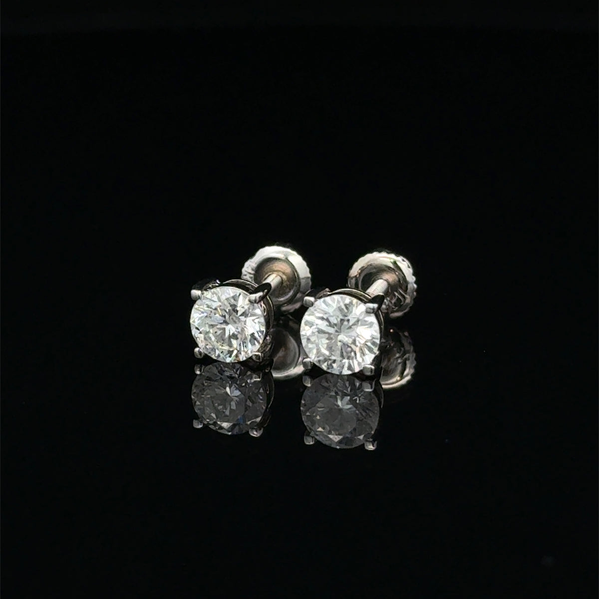 Solitaire Earrings