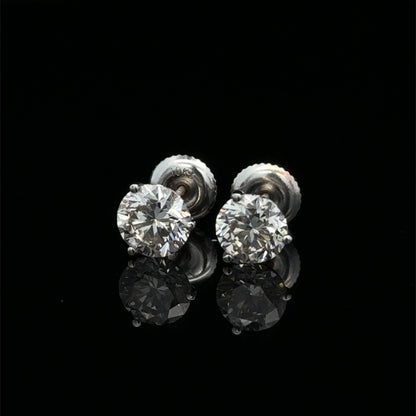 Solitaire Earrings