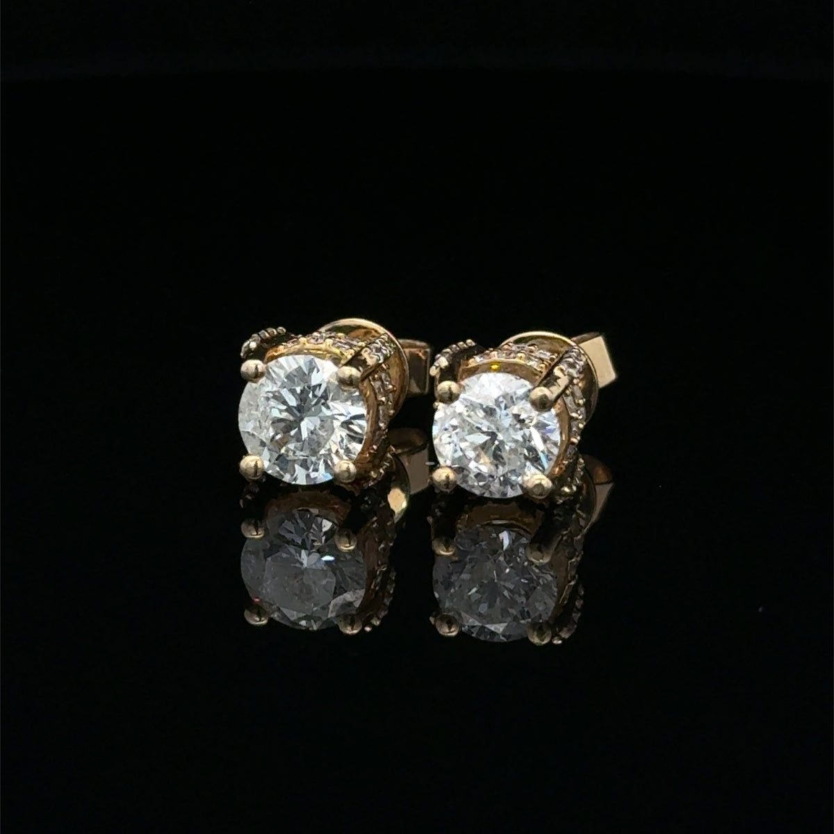 Solitaire Earrings