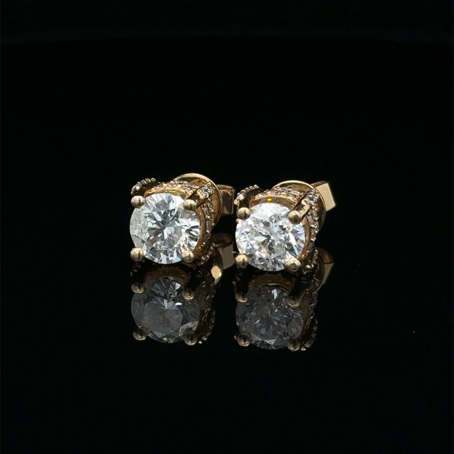 Solitaire Earrings