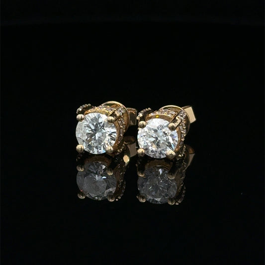 Solitaire Earrings