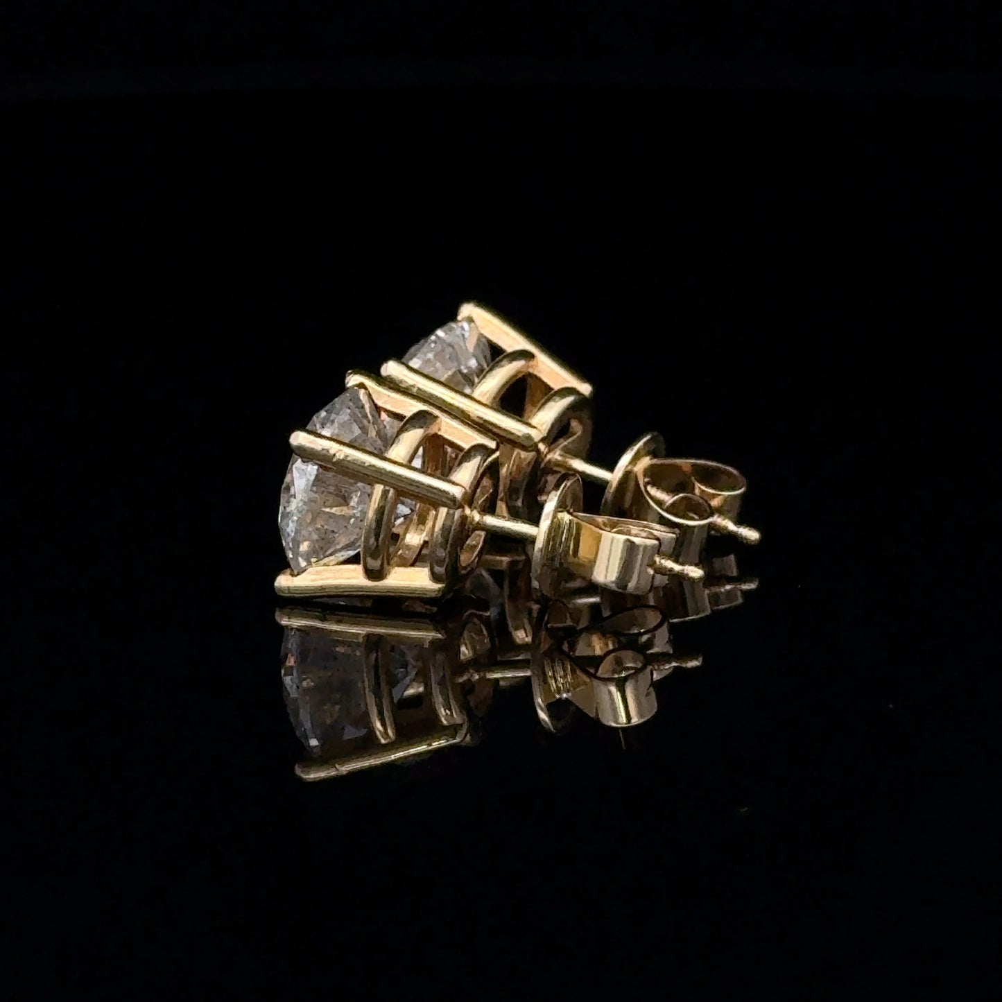 Solitaire Earrings