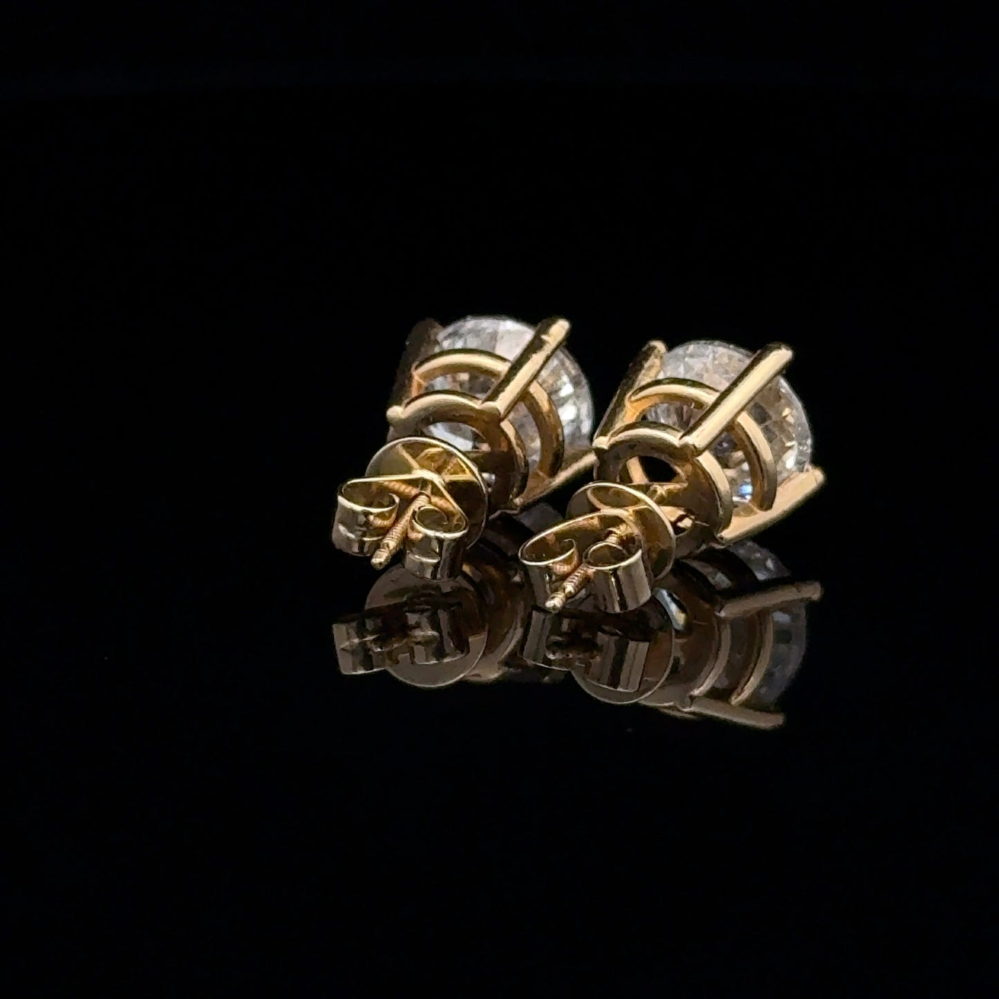 Solitaire Earrings