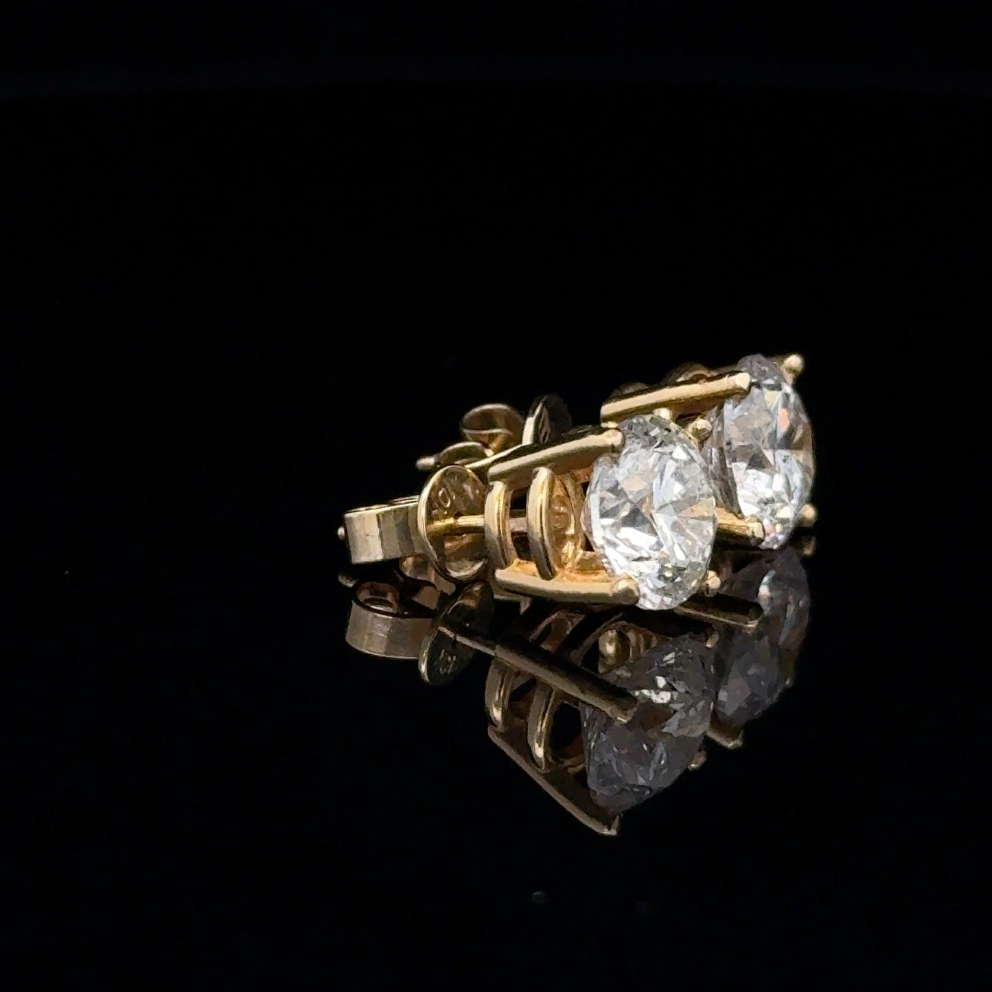 Solitaire Earrings