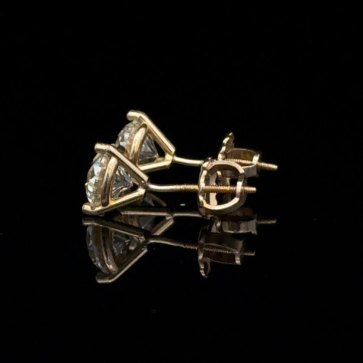 Solitaire Earrings