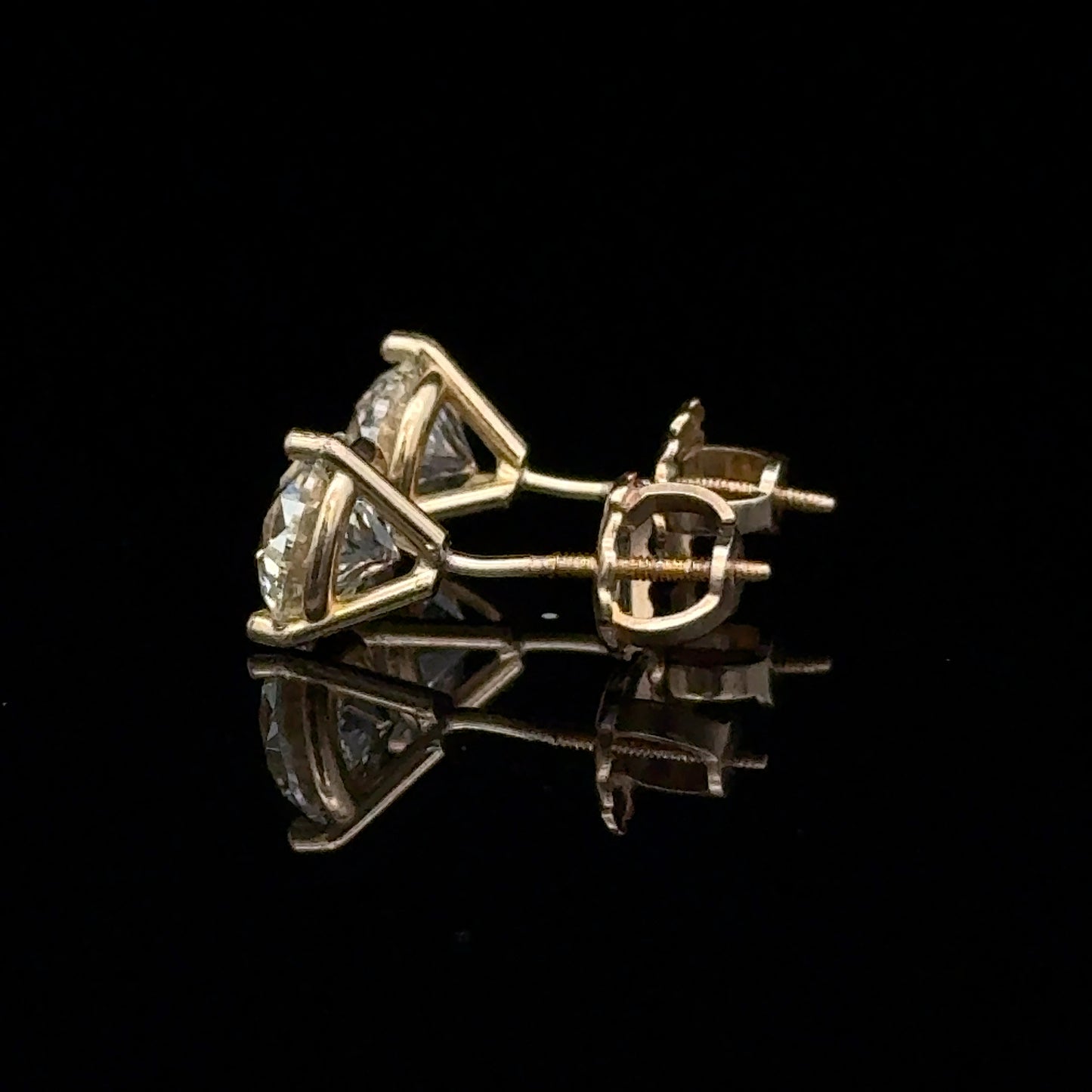 Solitaire Earrings