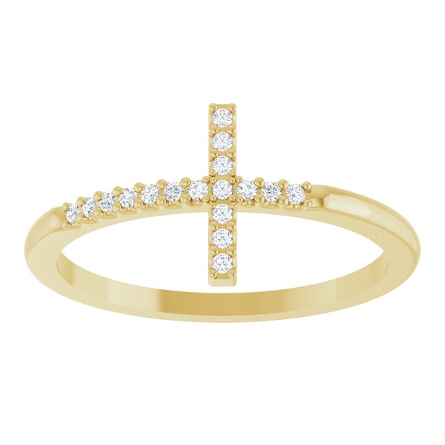14k-yellow-gold-.07-ctw-natural-diamond-sideways-cross-ring