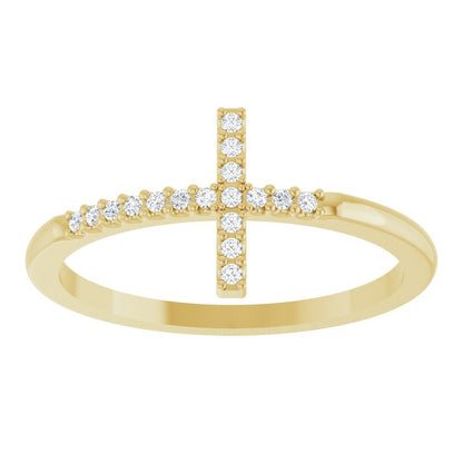 14k-yellow-gold-.07-ctw-natural-diamond-sideways-cross-ring