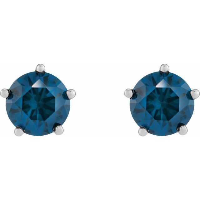 14k-white-gold-natural-london-blue-topaz-stud-earrings