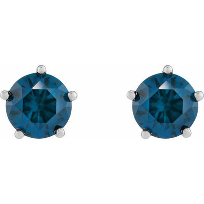 14k-white-gold-natural-london-blue-topaz-stud-earrings