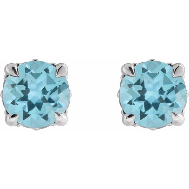 14k-white-gold-natural-sky-blue-topaz-&-.06-ctw-natural-diamond-semi-set-hidden-halo-style-stud-earrings