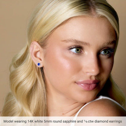 14k-white-gold--natural-pink-tourmaline-&-1/10-ctw-natural-diamond-earrings