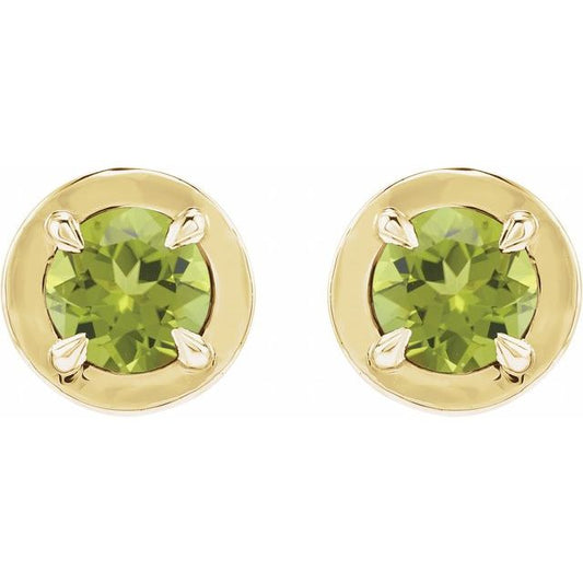 14k-yellow-gold-natural-peridot-stud-earrings