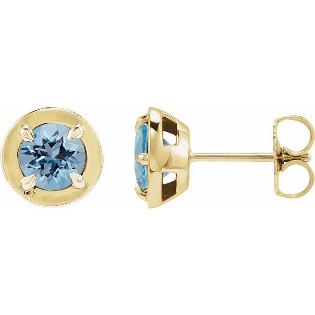 14k-yellow-gold-natural-aquamarine-stud-earrings